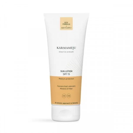 SUN lotion, SPF 15, zinc